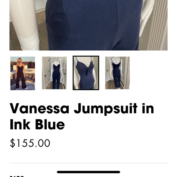 Black Jumpsuit Hourglass Wide Leg NWT - Picture 6 of 6